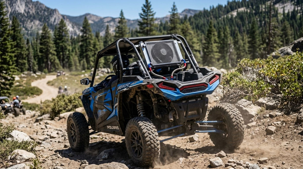 Radiator relocation kits for overheating prevention