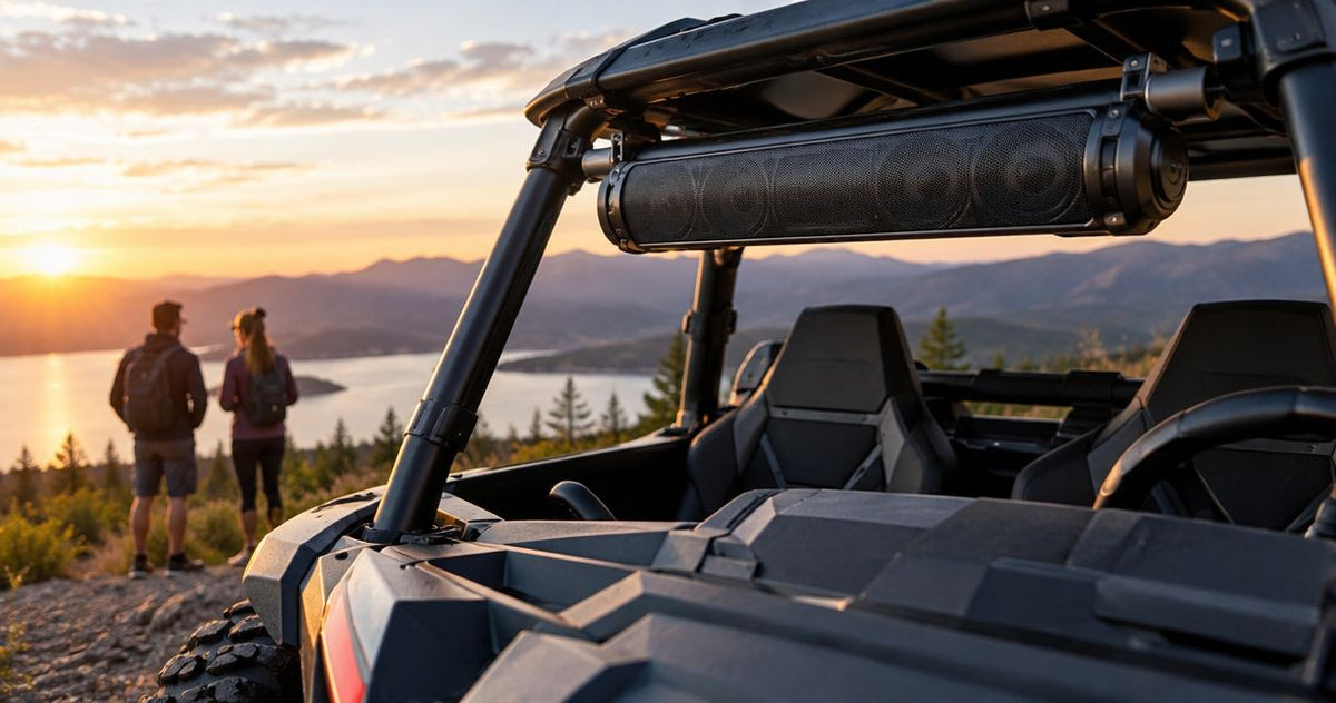 UTV Bluetooth sound bars ranked by wattage and sound quality