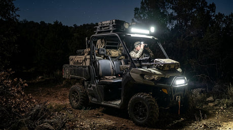 UTV accessories for night predator hunting