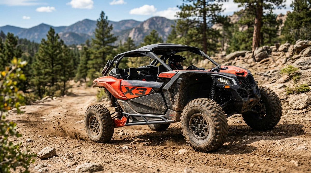 Nerf bars for Can-Am Maverick X3 side protection