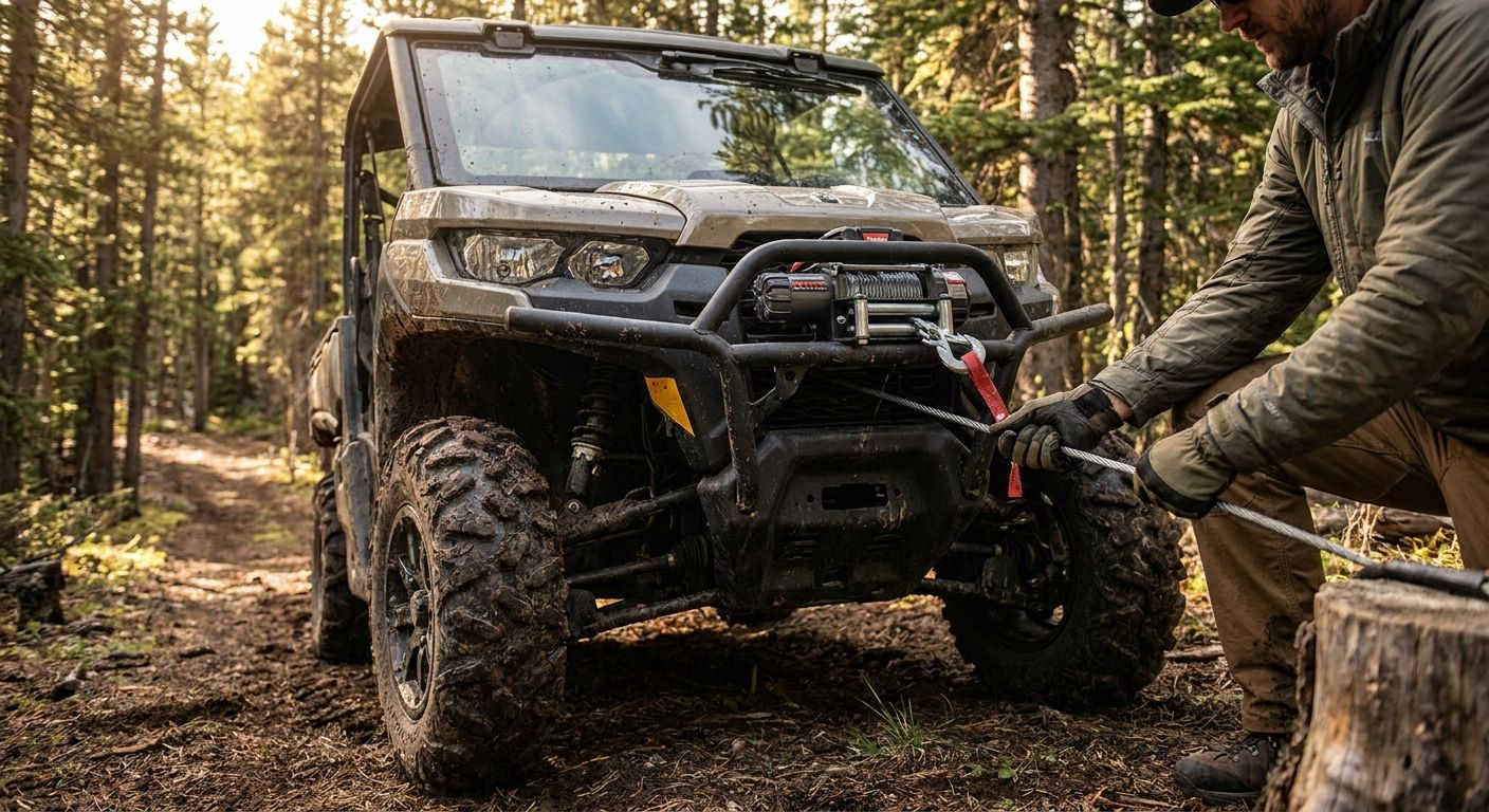 Best UTV winches for trail recovery