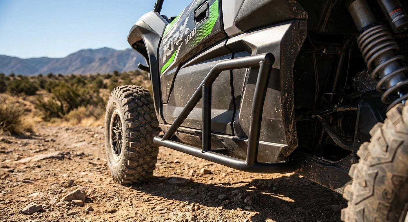 Nerf bars for Kawasaki KRX side protection