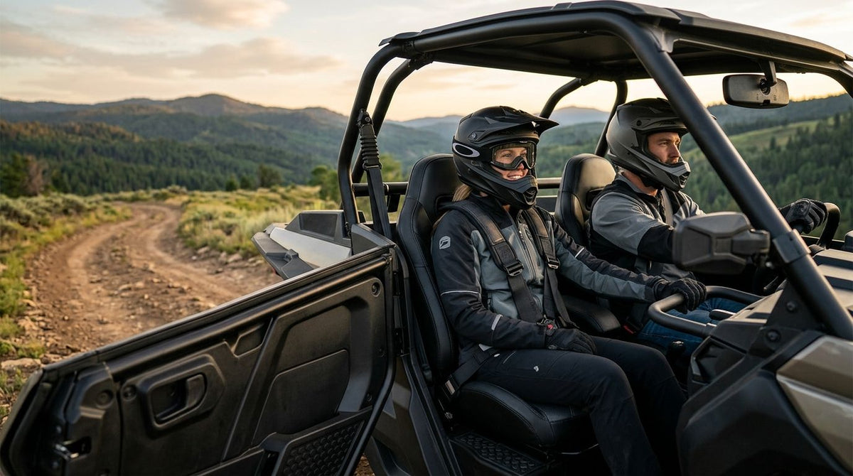 UTV accessories for two-up passenger comfort