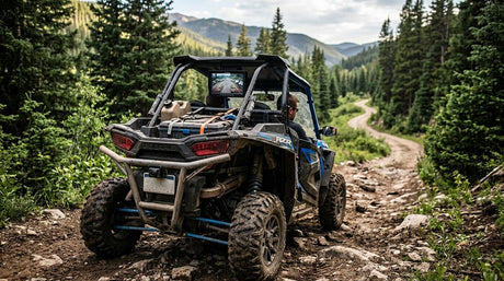 Backup cameras for UTV trail and hauling visibility