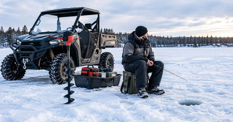UTV accessories for cold-weather ice fishing trips