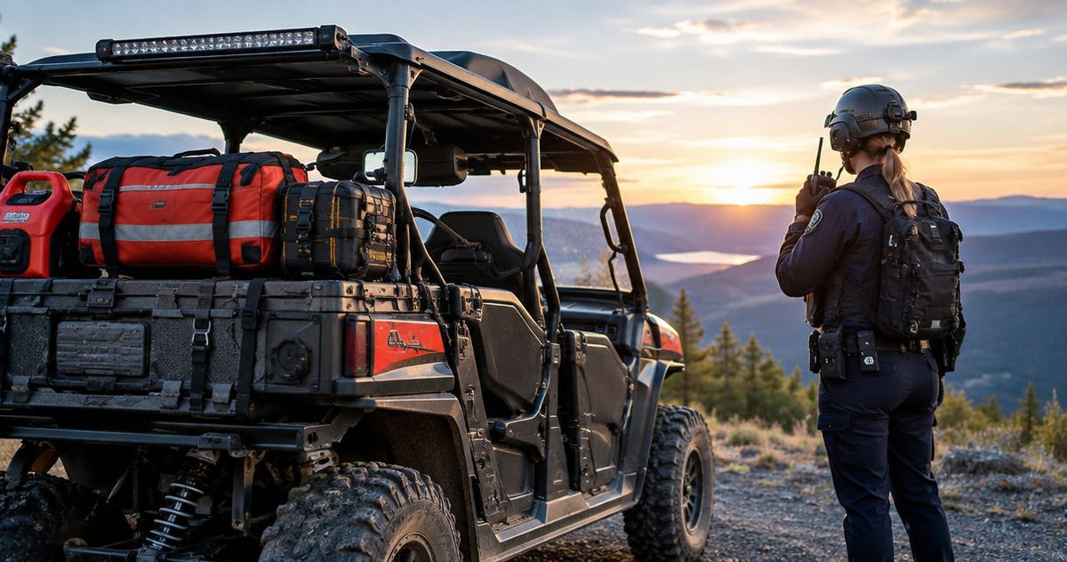 UTV accessories for first responder and emergency crews