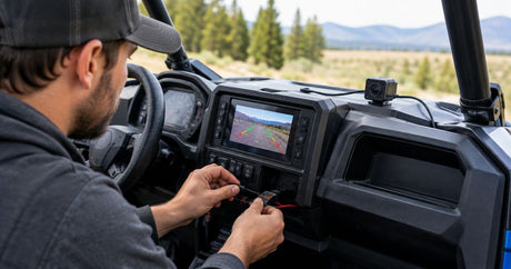 How to connect a backup camera to your UTV's stereo head unit