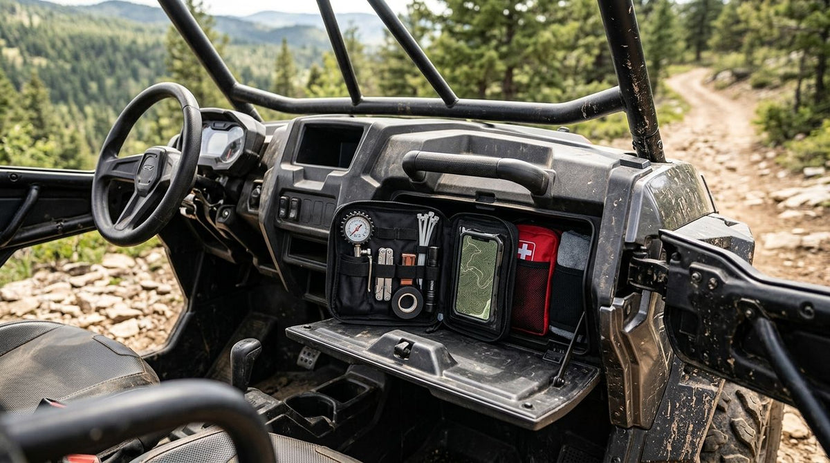Best UTV glove box organizers for trail storage