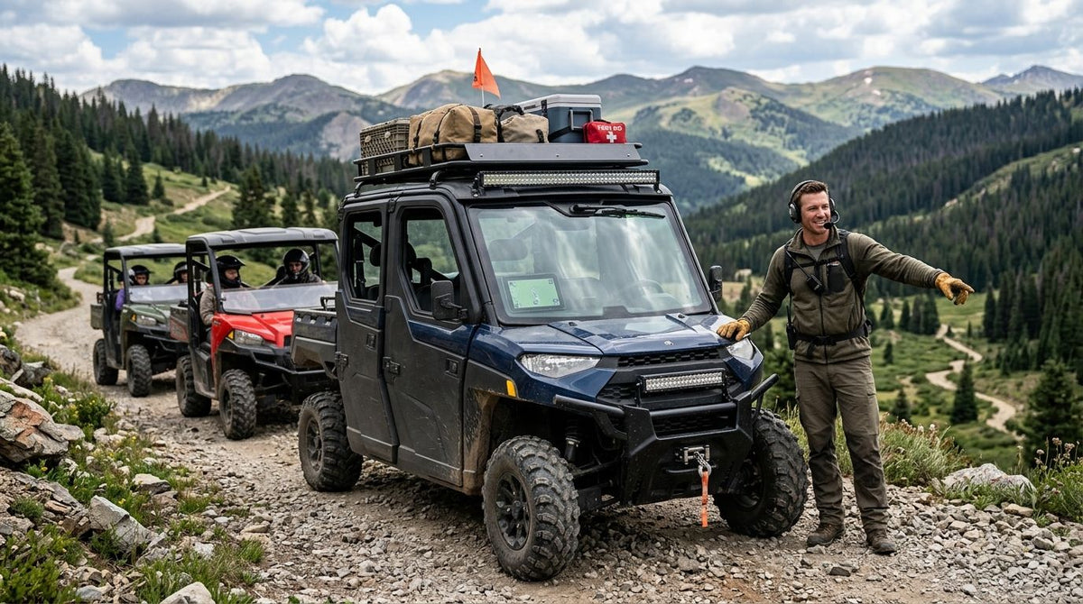 UTV accessories for trail guide and tour operators