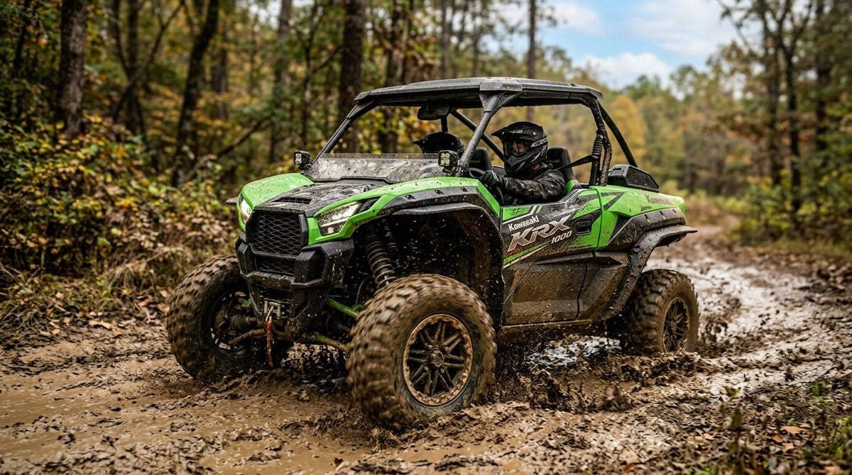 Fender flares for Kawasaki KRX mud protection