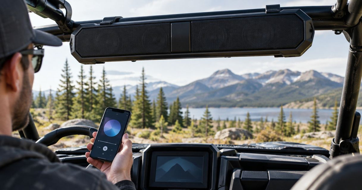 How to connect a Bluetooth UTV sound bar to your phone