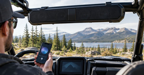 How to connect a Bluetooth UTV sound bar to your phone