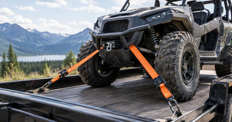 Best UTV tie-down straps for hauling and towing