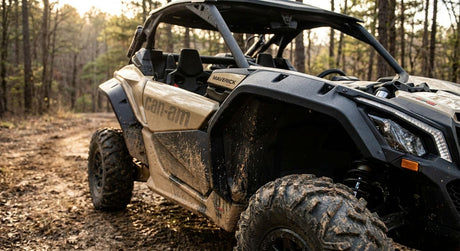 Fender flares for Can-Am Maverick X3 mud protection