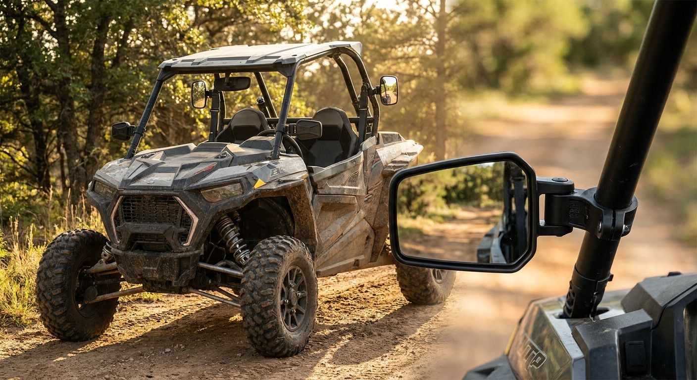 Best mirrors for UTV visibility and DOT compliance