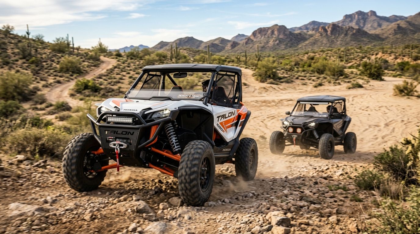 Front bumpers for Honda Talon trail and desert builds