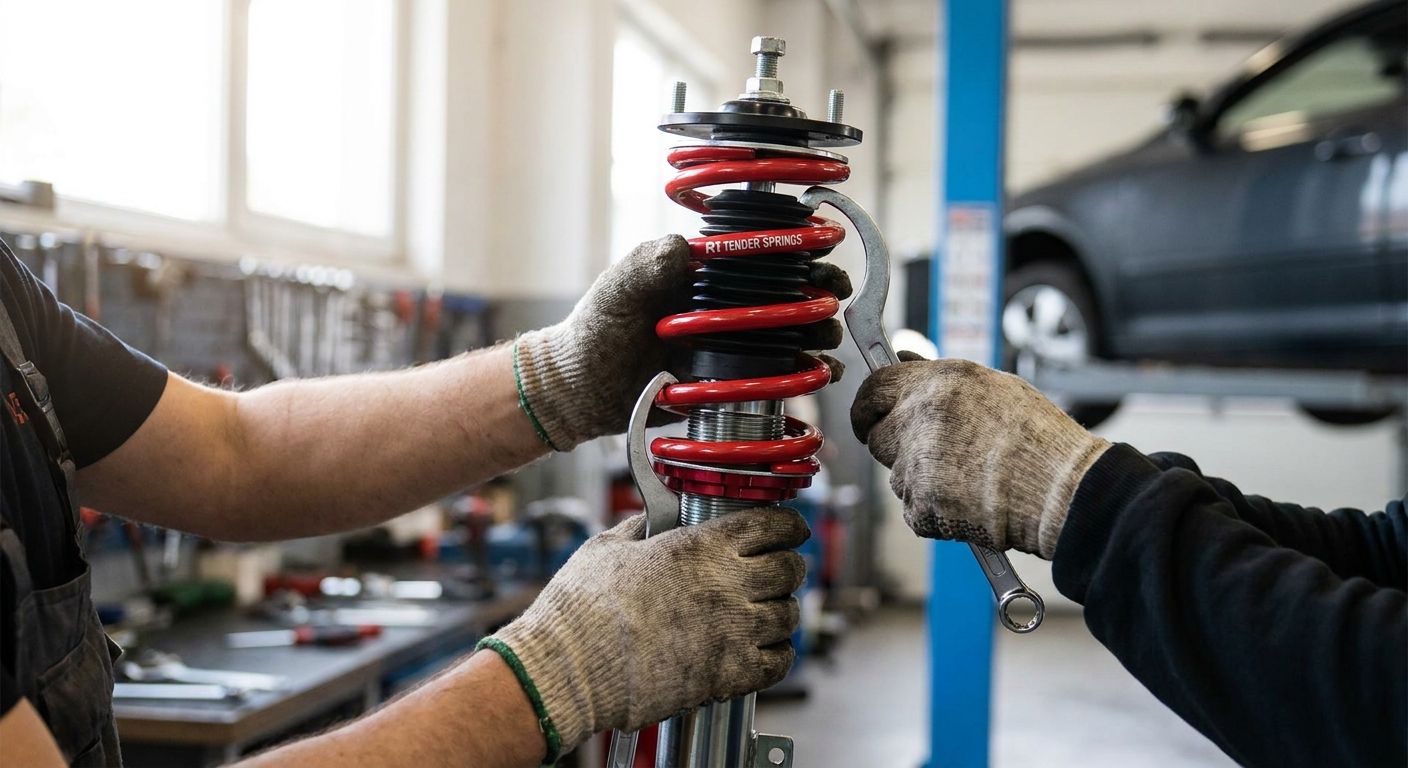 How to install a tender spring kit for smoother rides