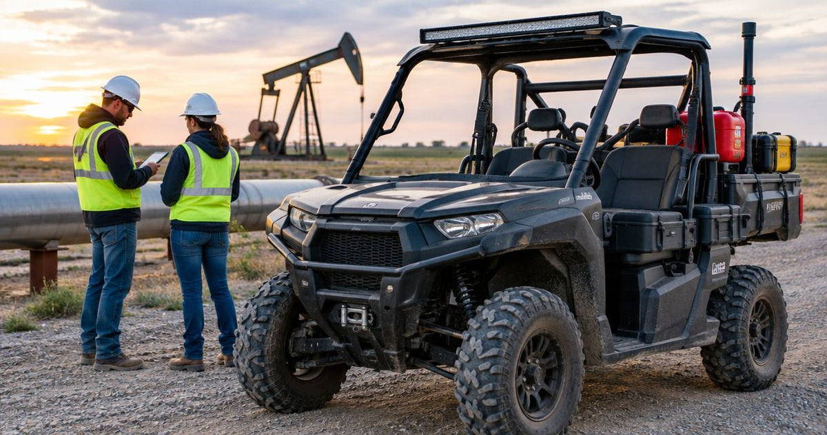 UTV accessories for oilfield and pipeline inspection crews