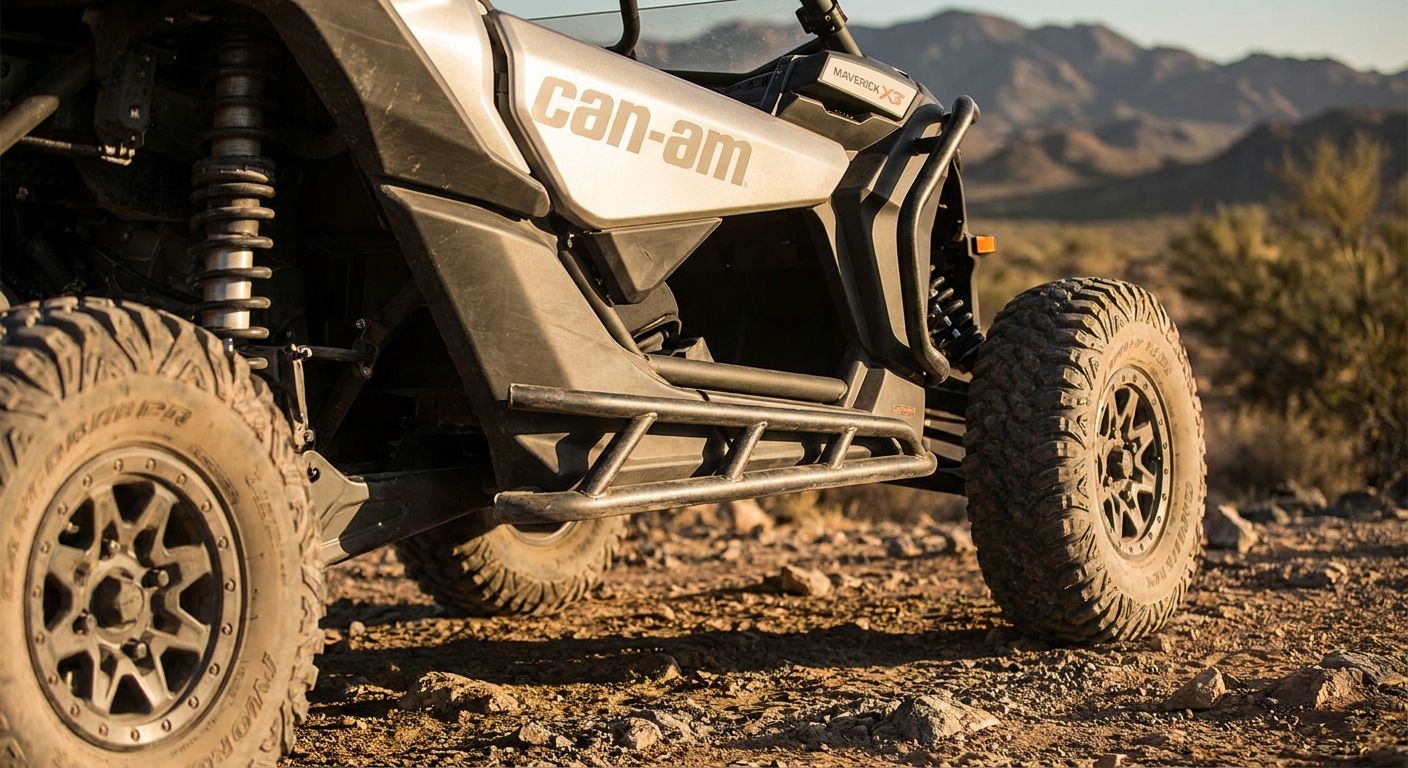 Rock sliders for Can-Am Maverick X3