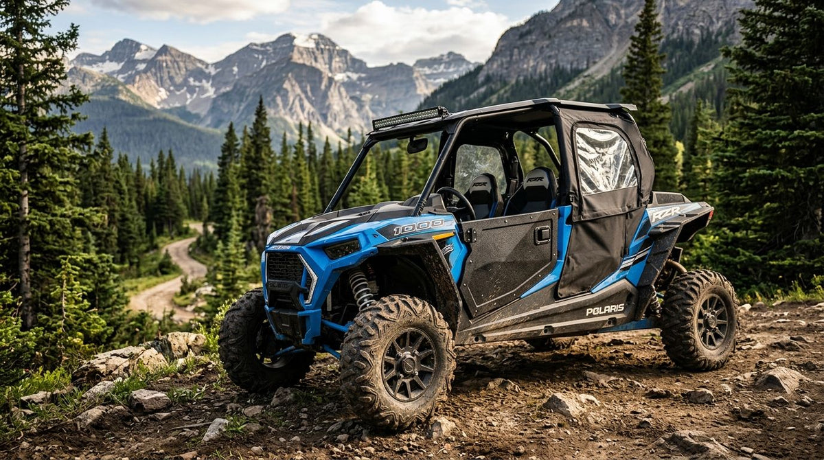 Doors for Polaris RZR: hard and soft panel options