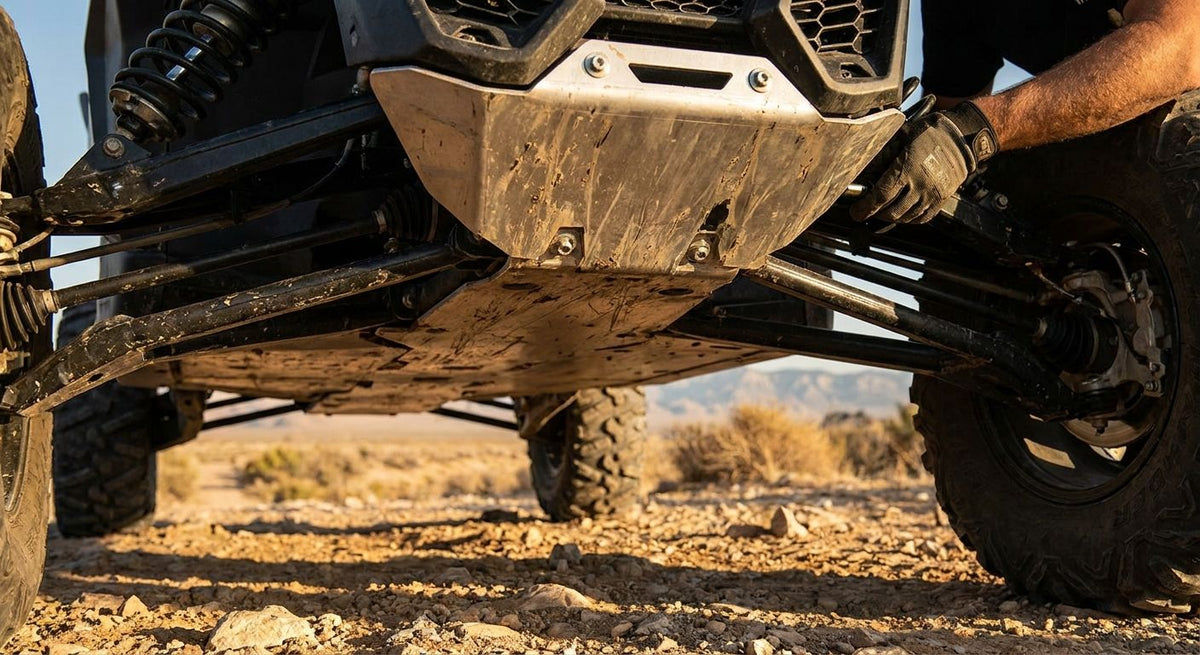 Skid plates for Can-Am Maverick X3
