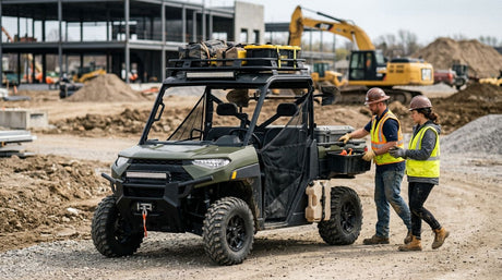 UTV accessories for construction site utility crews