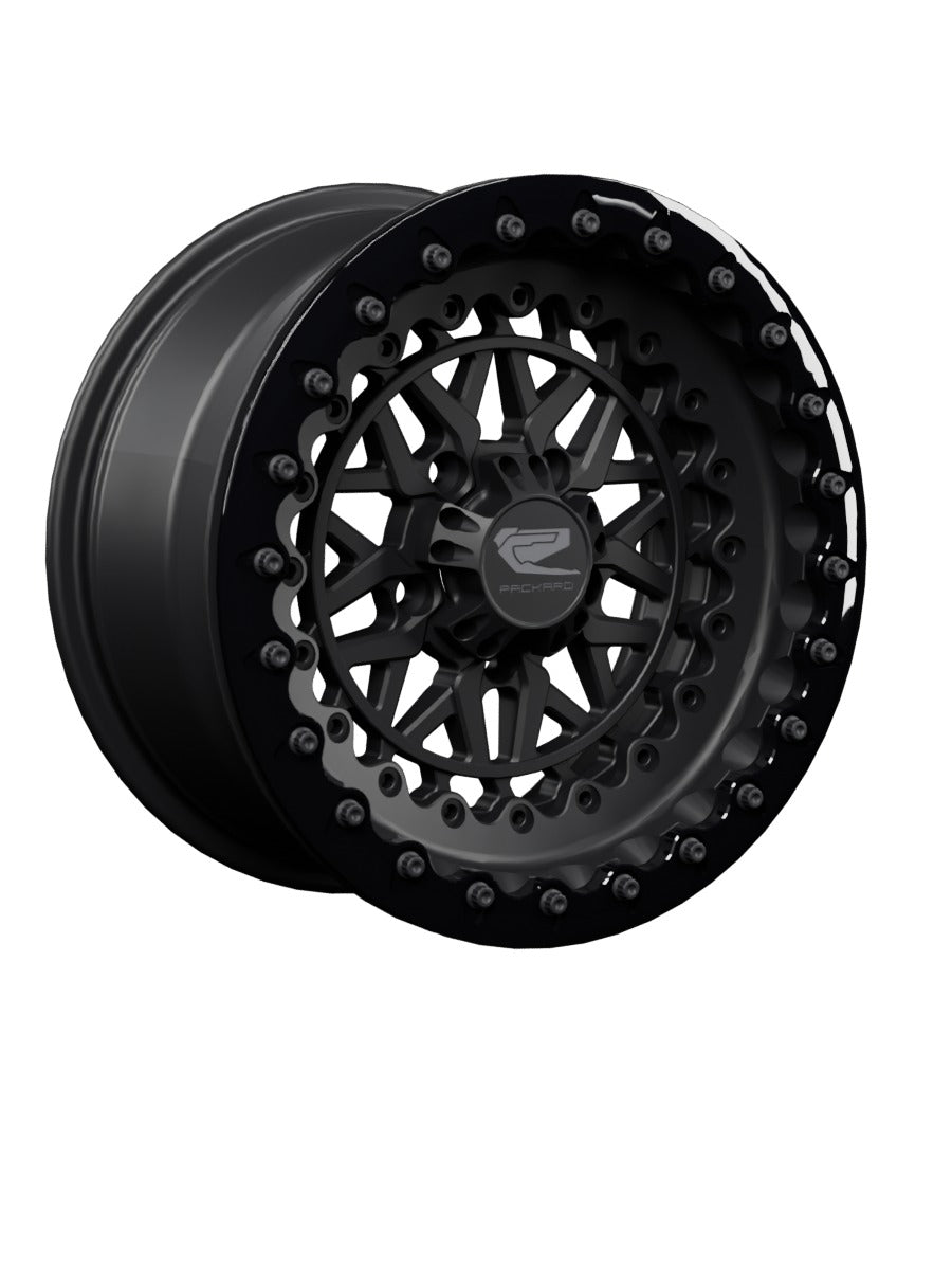 Packard Apollo Midnight beadlock wheel component for Polaris RZR Pro R, manufacturer product photo