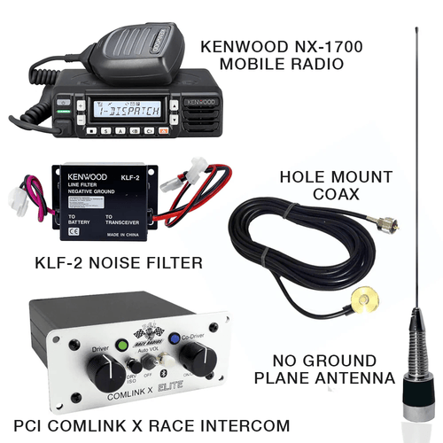 PCI Race Radios radio and intercom package collection