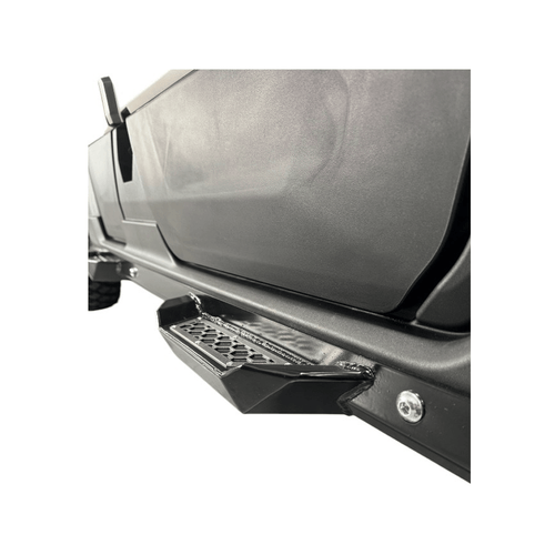 Polaris Xpedition rock sliders and side protection collection