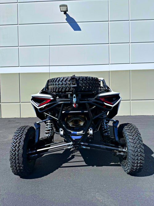 Can-Am Maverick R spare tire carrier and rack collection