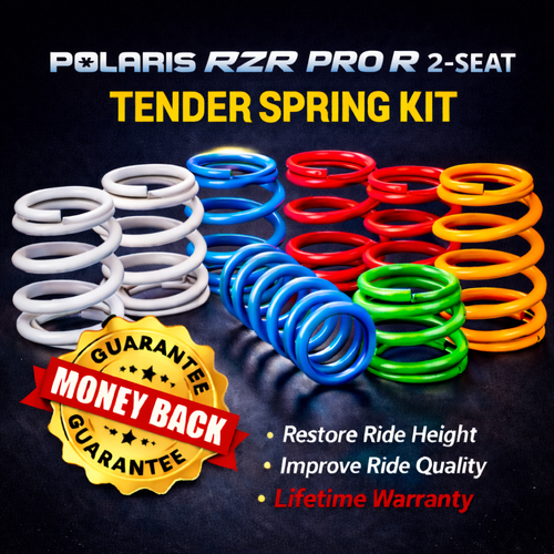 All Thingz UTV Polaris RZR Pro R tender spring kit collection