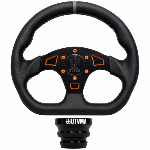 UTVMA DriftX UTV Leather Steering Wheel with Hub – Premium Grip, Universal Fit collection