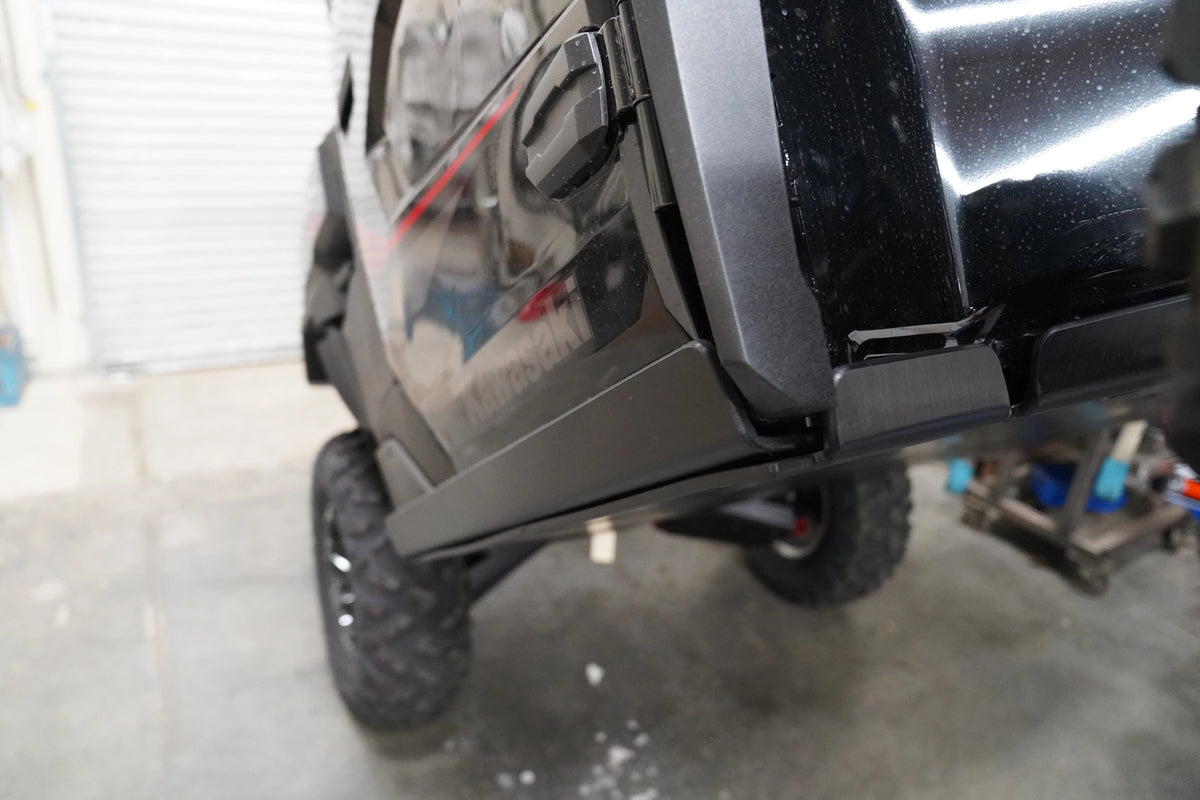 Kawasaki Ridge UHMW rock sliders