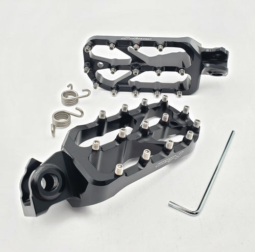 Warp 9 Racing MX and enduro elite foot pegs collection