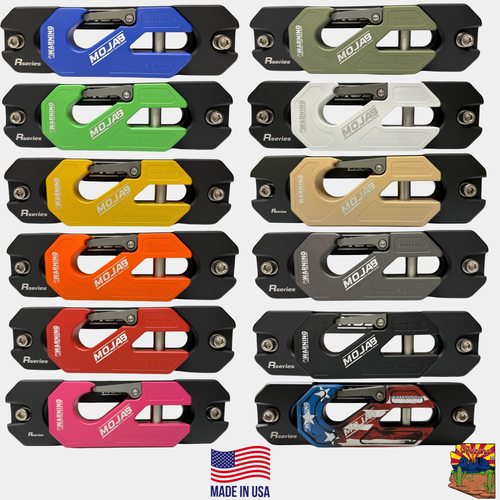 UTV winch shackle and fairlead recovery hardware collection