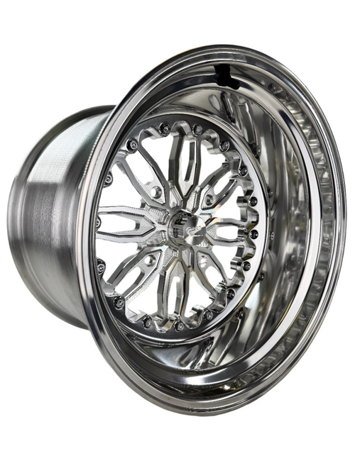 Packard Icon forged polished silver UTV wheel collection