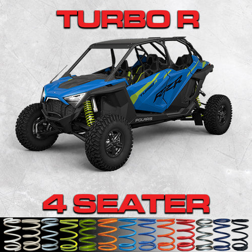 All Thingz UTV Polaris RZR Turbo R 4-seat tender spring kit collection