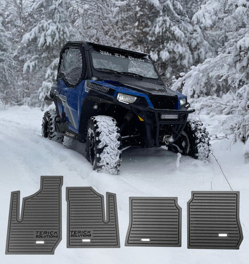 Polaris General floor mats and cargo mat options collection
