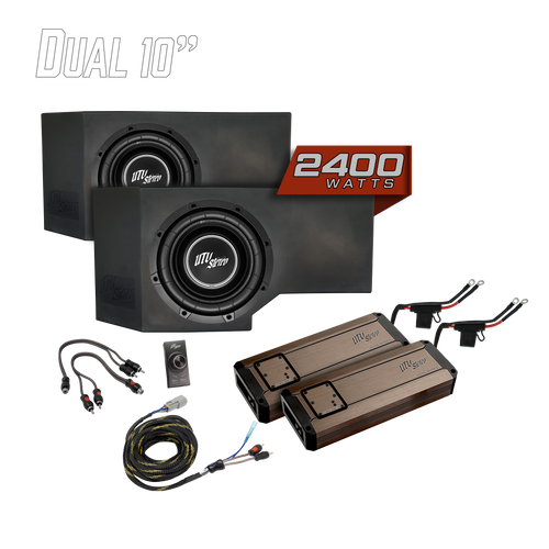 UTV Stereo dual subwoofer kit for Can-Am Defender HD11 collection