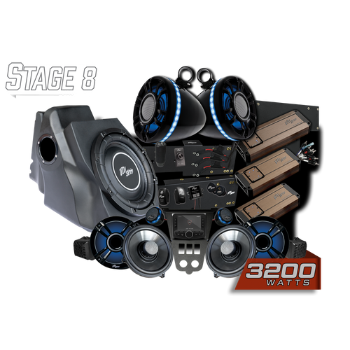 UTV Stereo RZR Pro Series Elite Stage 8 stereo kit collection