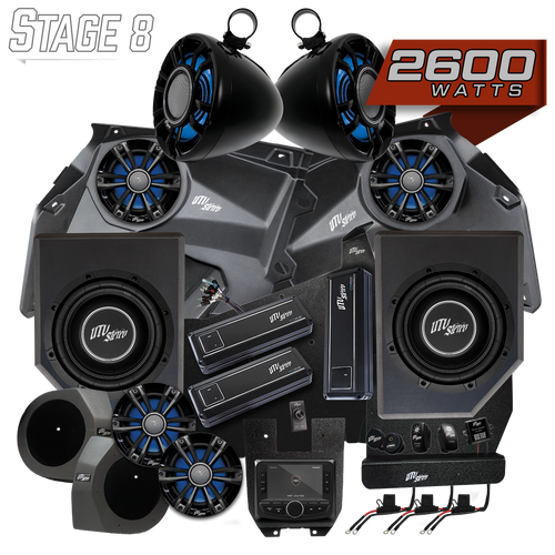 UTV Stereo Can-Am Maverick X3 complete sound system collection
