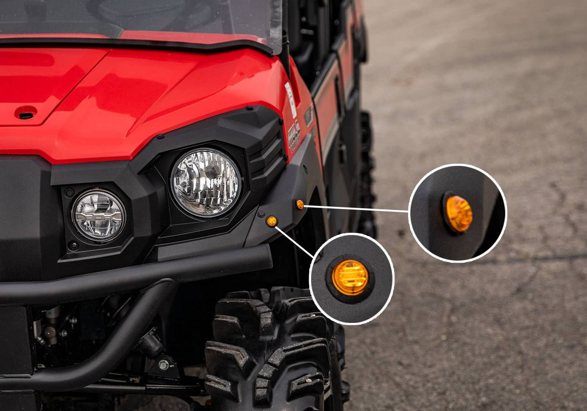 Kawasaki Mule Pro plug-and-play turn signal kit