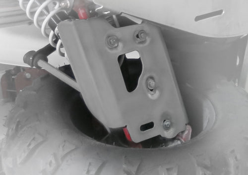 Polaris Scrambler 850 and XP 1000 front A-arm guards and ATV parts collection