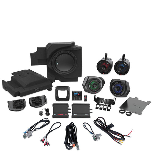 Can-Am Maverick X3 UTV audio system with speakers collection