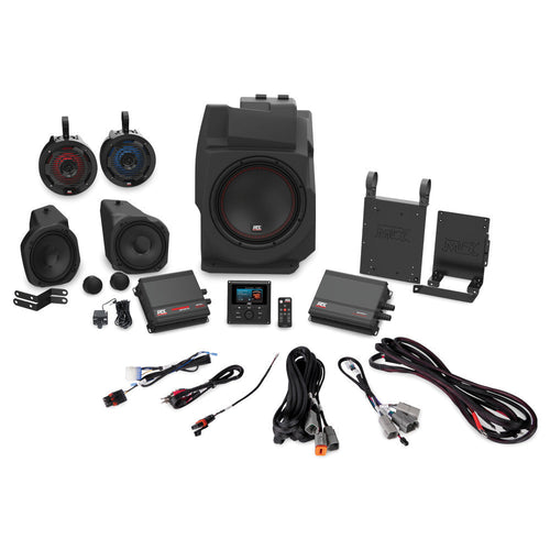 MTX Audio Polaris RZR Pro R compatible five speaker sound system collection