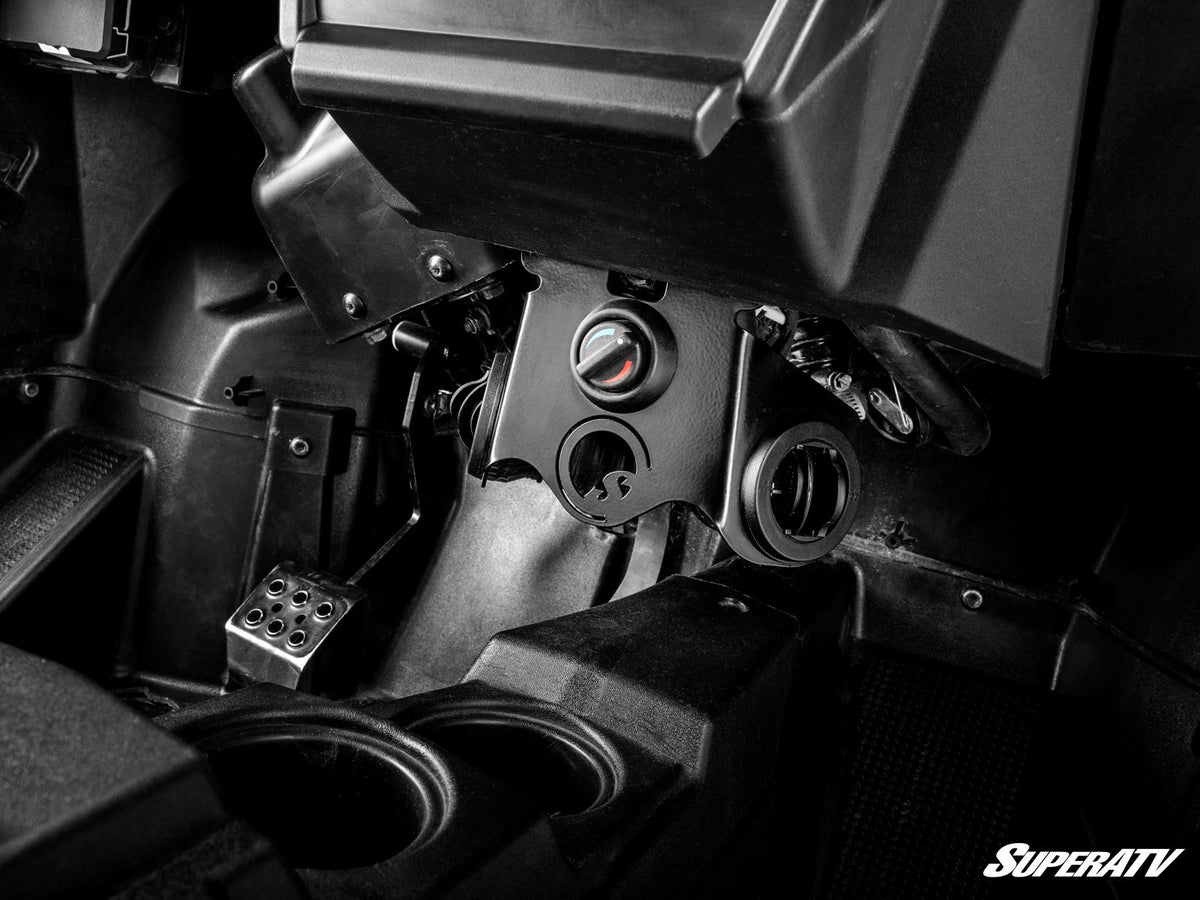 Polaris RZR in-dash heater kit