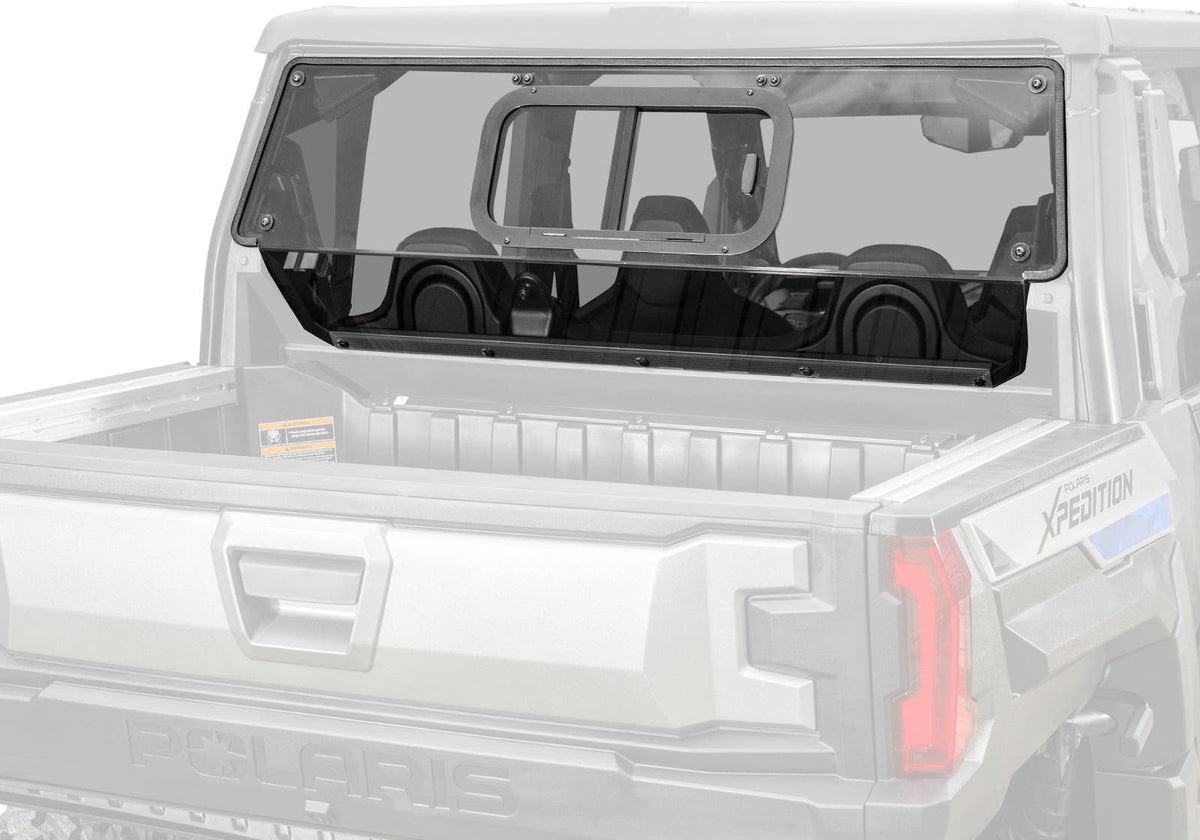 Polaris Xpedition sliding rear windshield