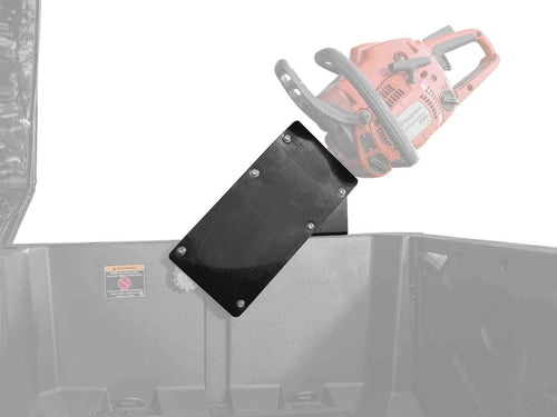 UTV chainsaw mount on a Polaris General collection