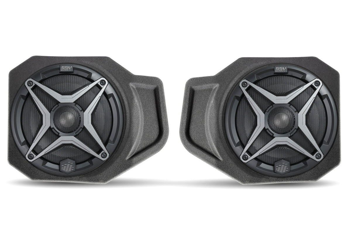 SSV Works Polaris Ranger XP 1000 6.5 inch front speaker pods