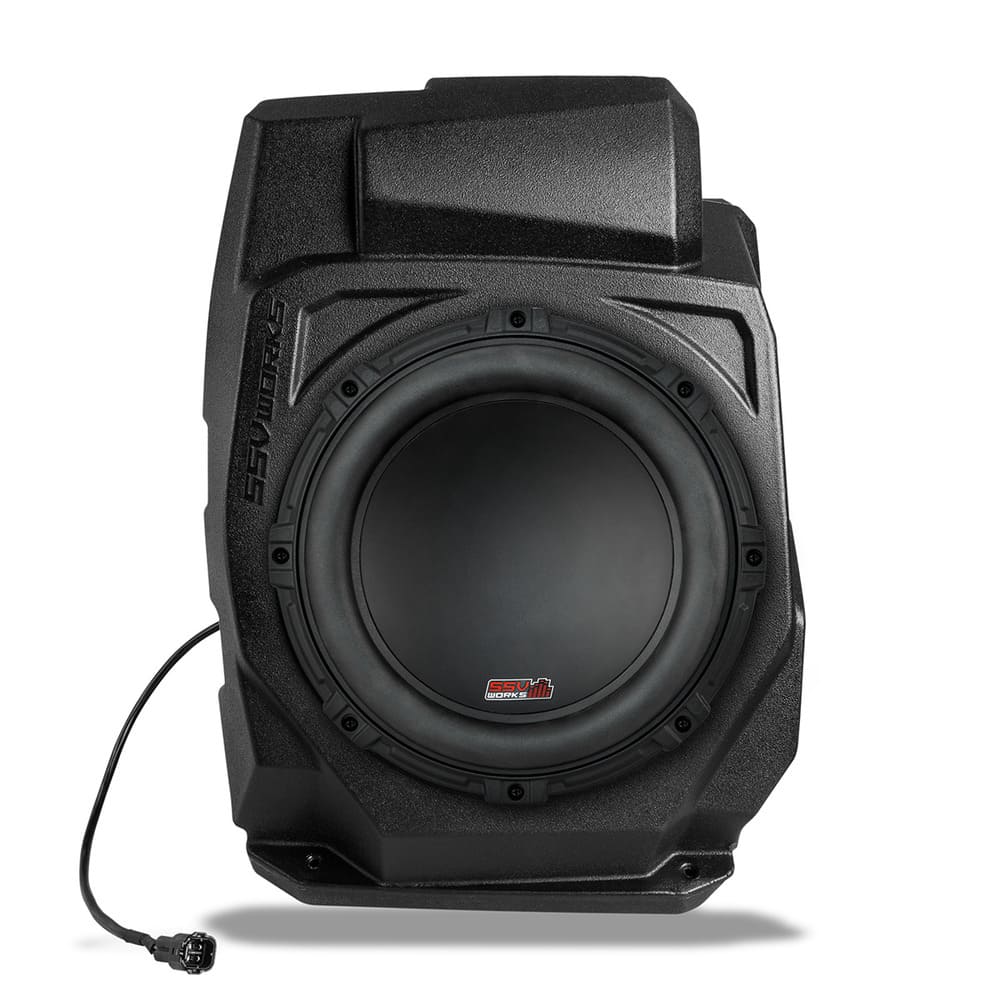 SSV Works Polaris RZR Pro XP under-dash 10 inch subwoofer enclosure